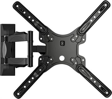 SOPORTE DE PARED ARTICULADO, GIRATORIO Y RECLINABLE PARA TV DE 25" A 55". MODELO SRPA04APU.